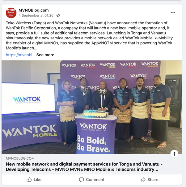 WanTok Tonga at MVNOBlog