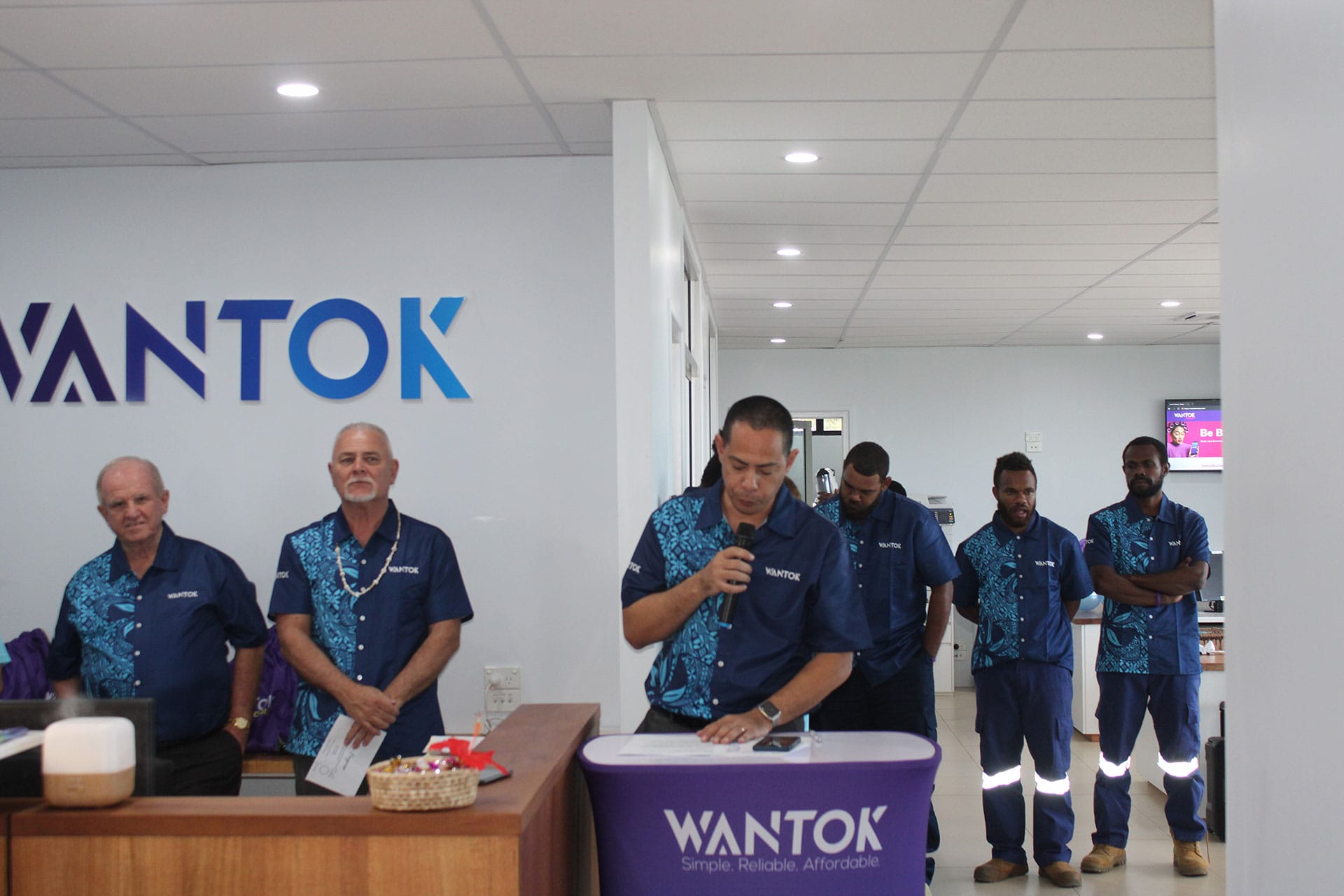 WanTok Vanuatu Launch Event CEO Justin Speech